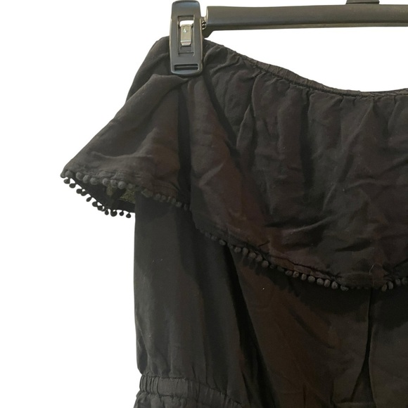 Victoria Secret Jumpsuit One Piece Pantsuit Romper Black Sleeveless Size: Medium - Picture 7 of 8